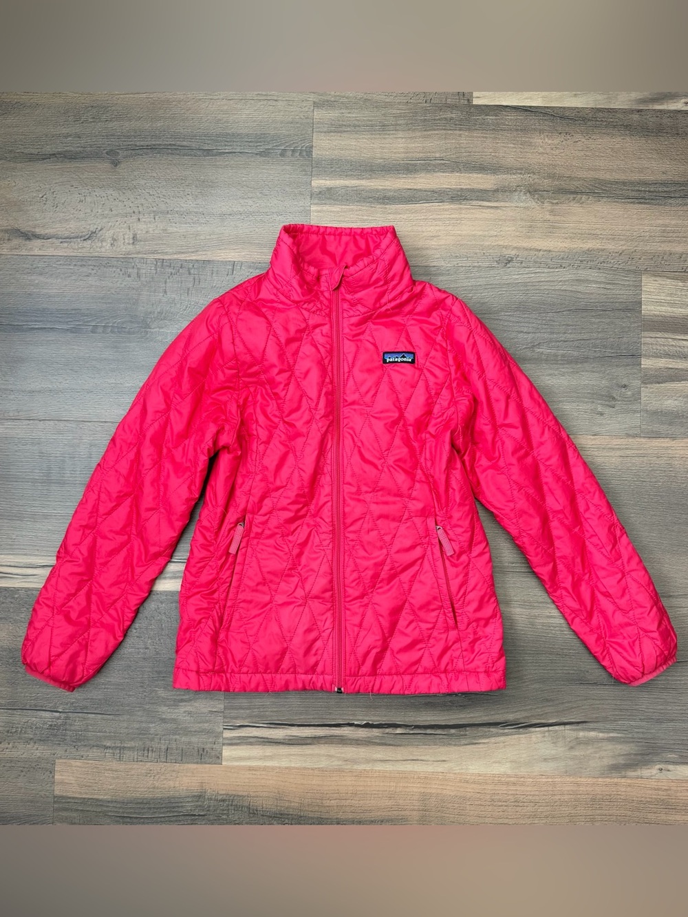 Patagonia Girls' Nano Puff Jacket - Craft Pink - Size Medium